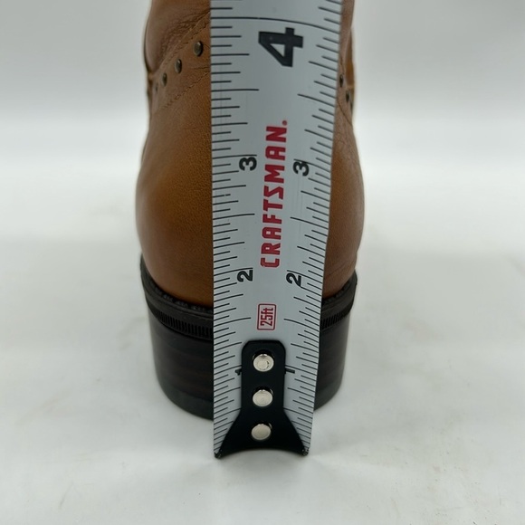 1276- Sam Edelman Prina2 Whiskey Lea Leather Boots Size 6 Wide Calf NWT - Picture 6 of 13